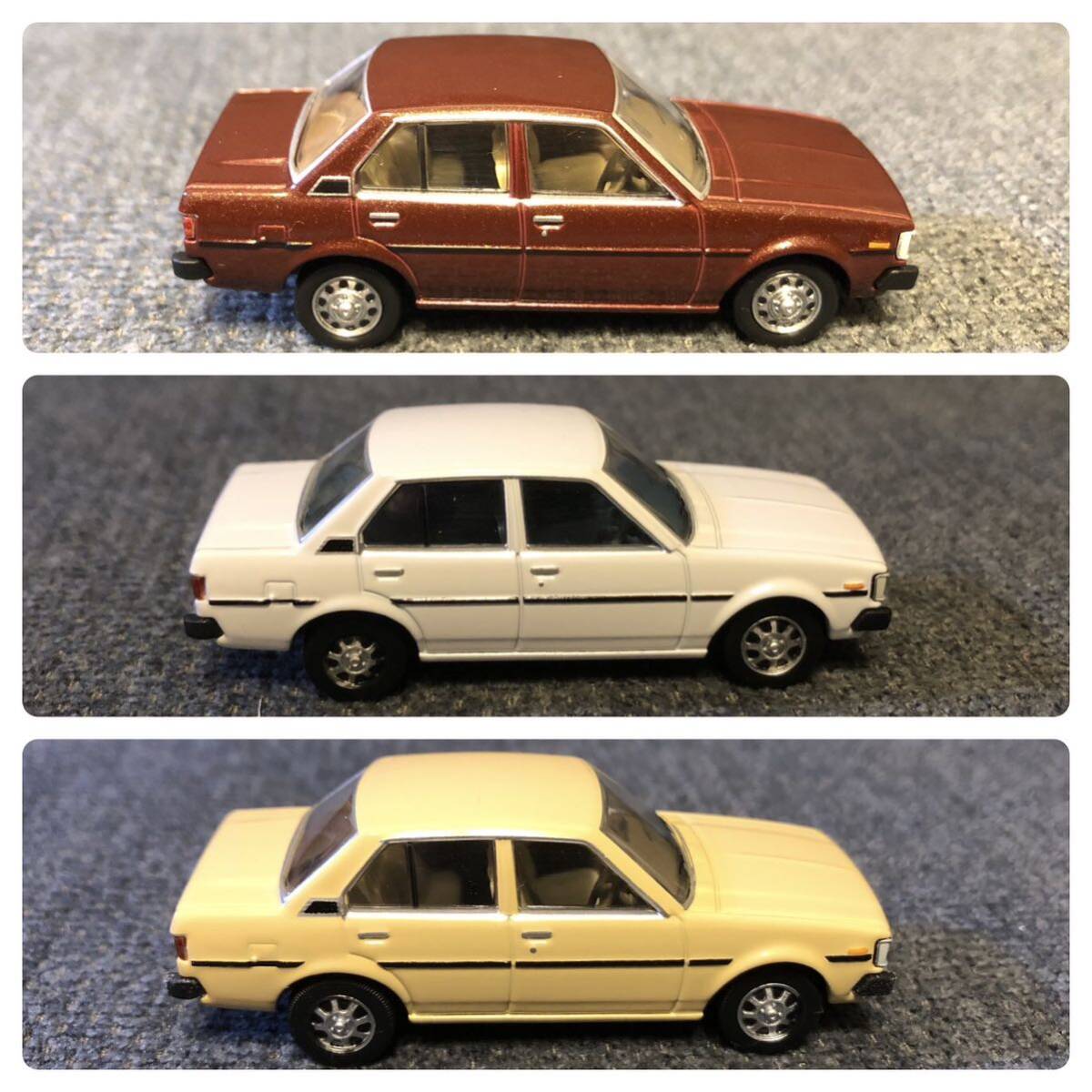 トミカ トミカリミテッドヴィンテージ ネオ トヨタカローラ1500GL LV-N07 abc（3台セット）S=1/64 TOMYTEC TOMICA LIMITED VINTAGE NEO の画像7