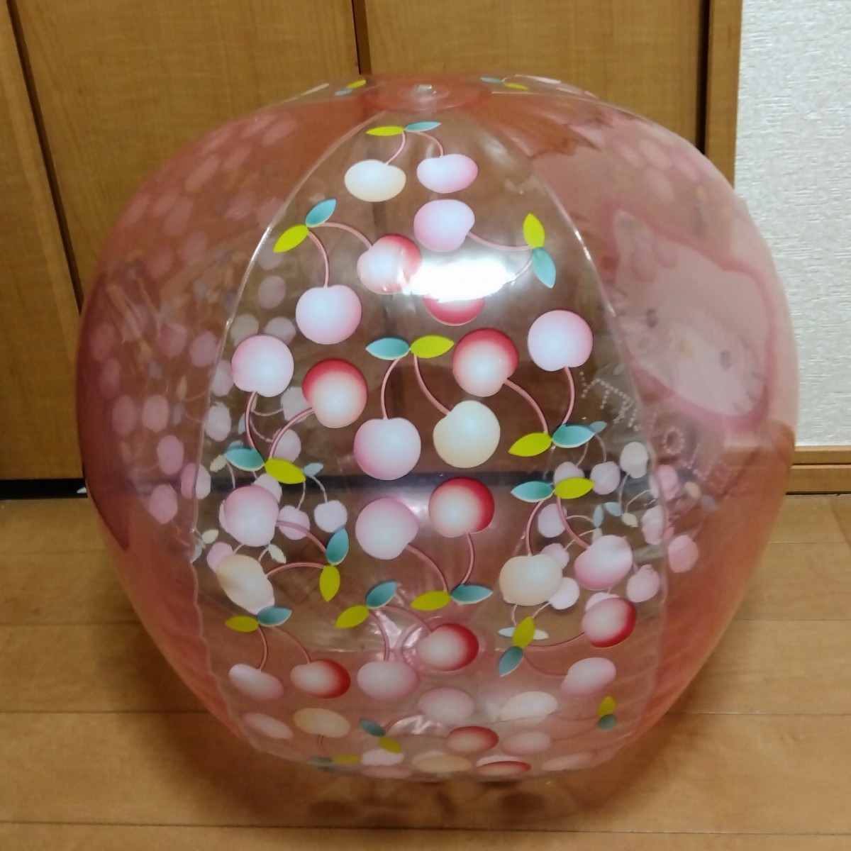  Junk Sanrio Hello Kitty пляжный мяч 70cm пустой bi воздух винил 1998 год 