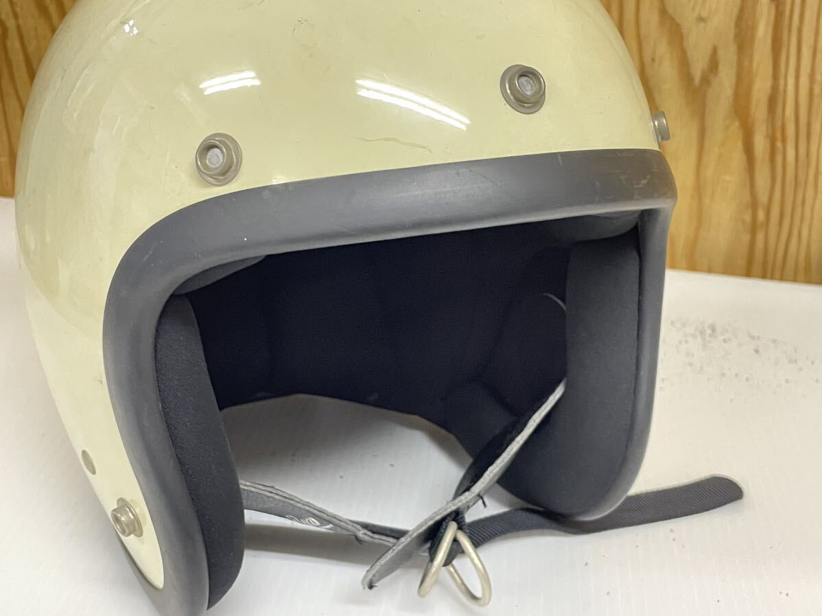 BUCO ブコ JET500 56-58 S/M ジェットヘルメットTOYS McCOY 2000年製？ バイクヘルメット トイズマッコイ （小12）の画像7