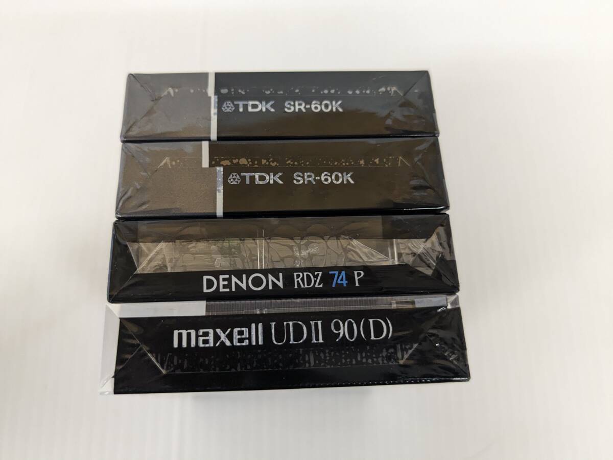 【未開封】カセットテープ 9点セット SR60 ハイポジ UDⅡ90 RD-Z UD1 TDK Maxell マクセル DENON デノン 多数　(宮93)_画像8