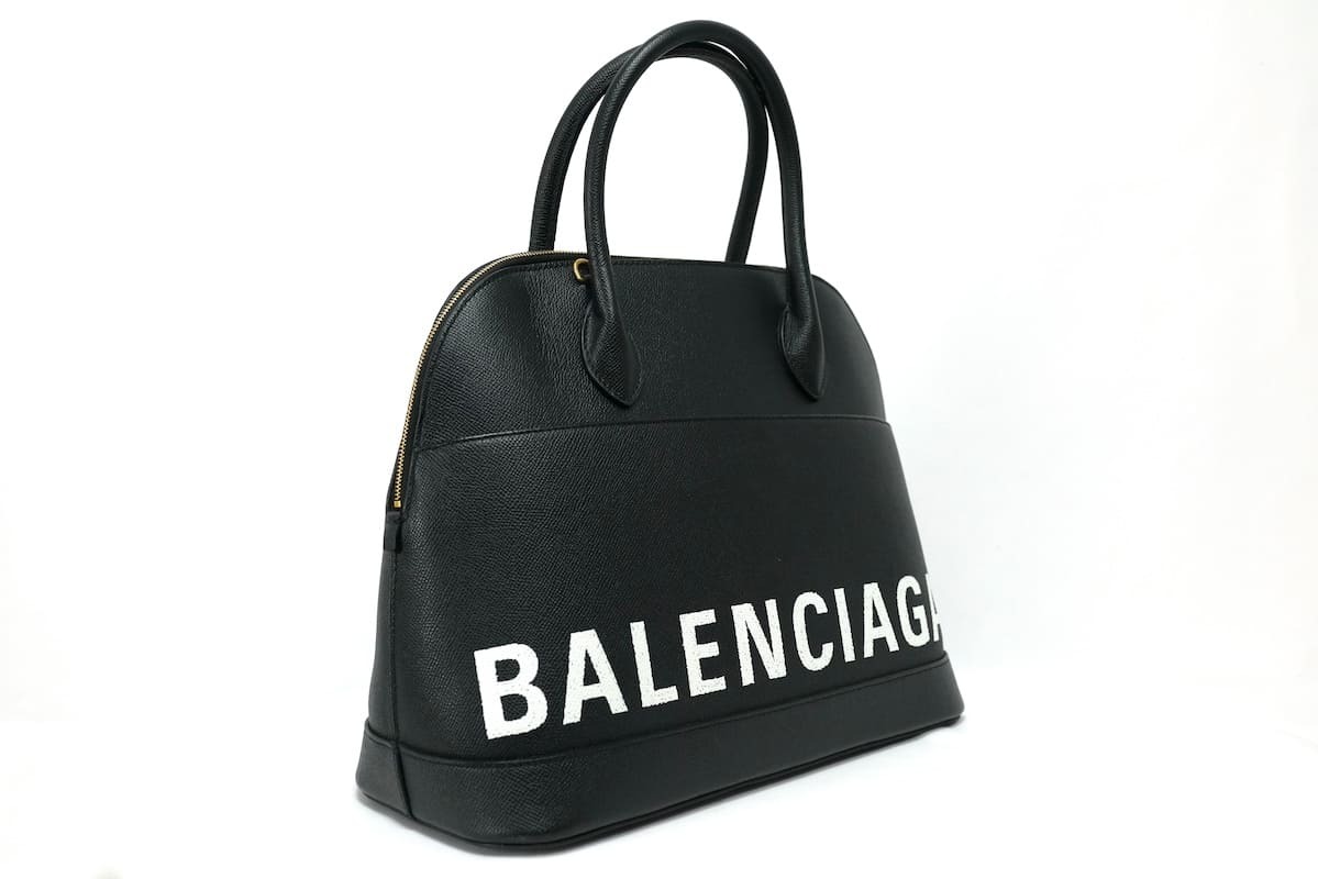 BALENCIAGA Ville top handle bag Balenciaga Bill верх руль M кожа ручная сумочка черный ключ приложен 