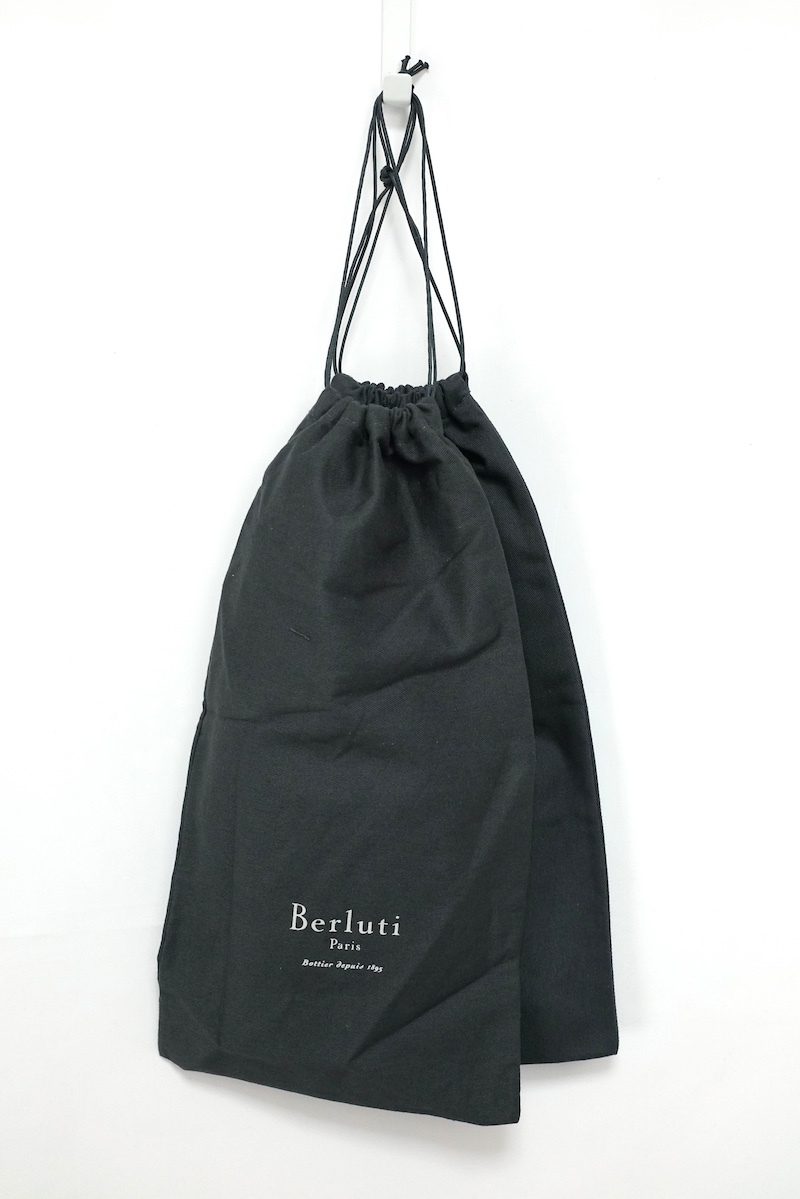 【2枚セット】Berluti ベルルッティ シューズ用 保存袋 グレー_画像1