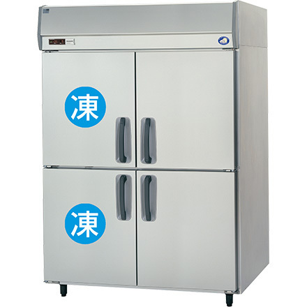 ★新品 冷蔵庫 パナソニック SRR-K1583C2B たて型 冷凍冷蔵庫 2室冷凍 4ドア 幅1460x800 店舗●送料込