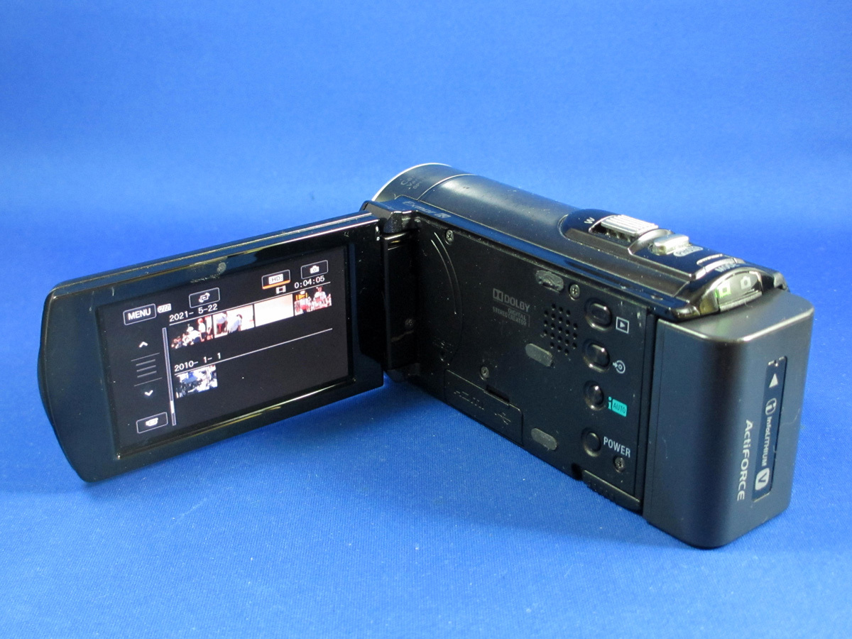 動作保証 SONY HDR-CX170 ハイビジョンハンディカム 完動品 付属品付き 裏面照射CMOS カールツァイス バリオテッサーレンズ_画像7