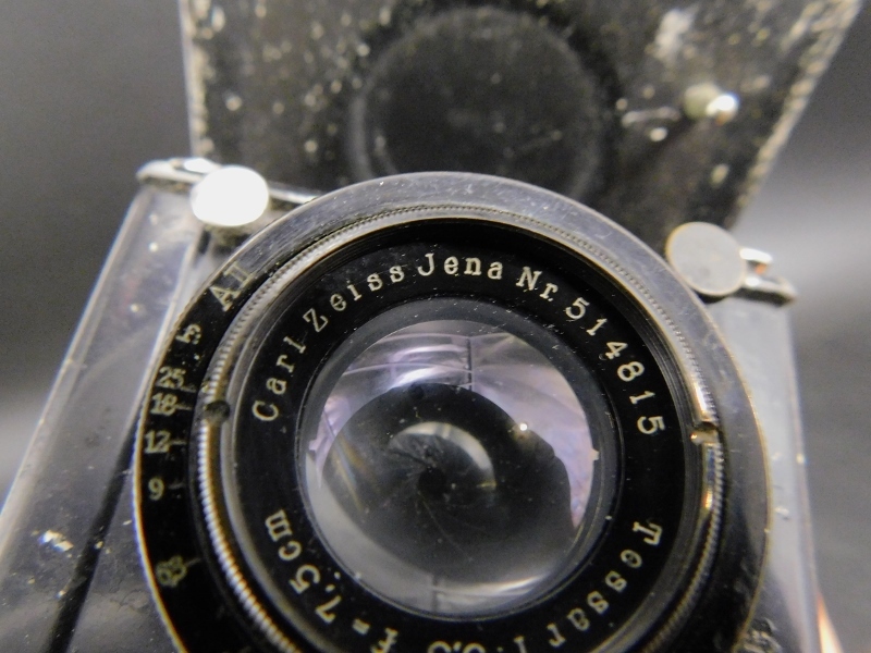  エルネマン クラップカメラ 蛇腹カメラ カール ツァイス イエナ テッサー ERNEMANN WERKE A－6 Carl Zeiss Jena Tessar 75mm f3.5 