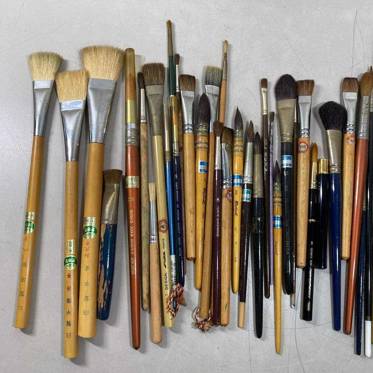 c** secondhand goods paintbrush large amount set set sale painting materials art supplies writing brush *