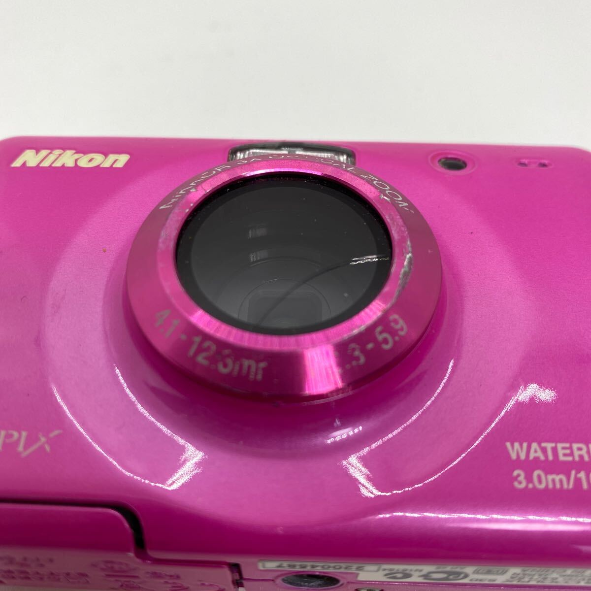 a★中古品 Nikon COOLPIX デジタルカメラ S30 ピンク★の画像4