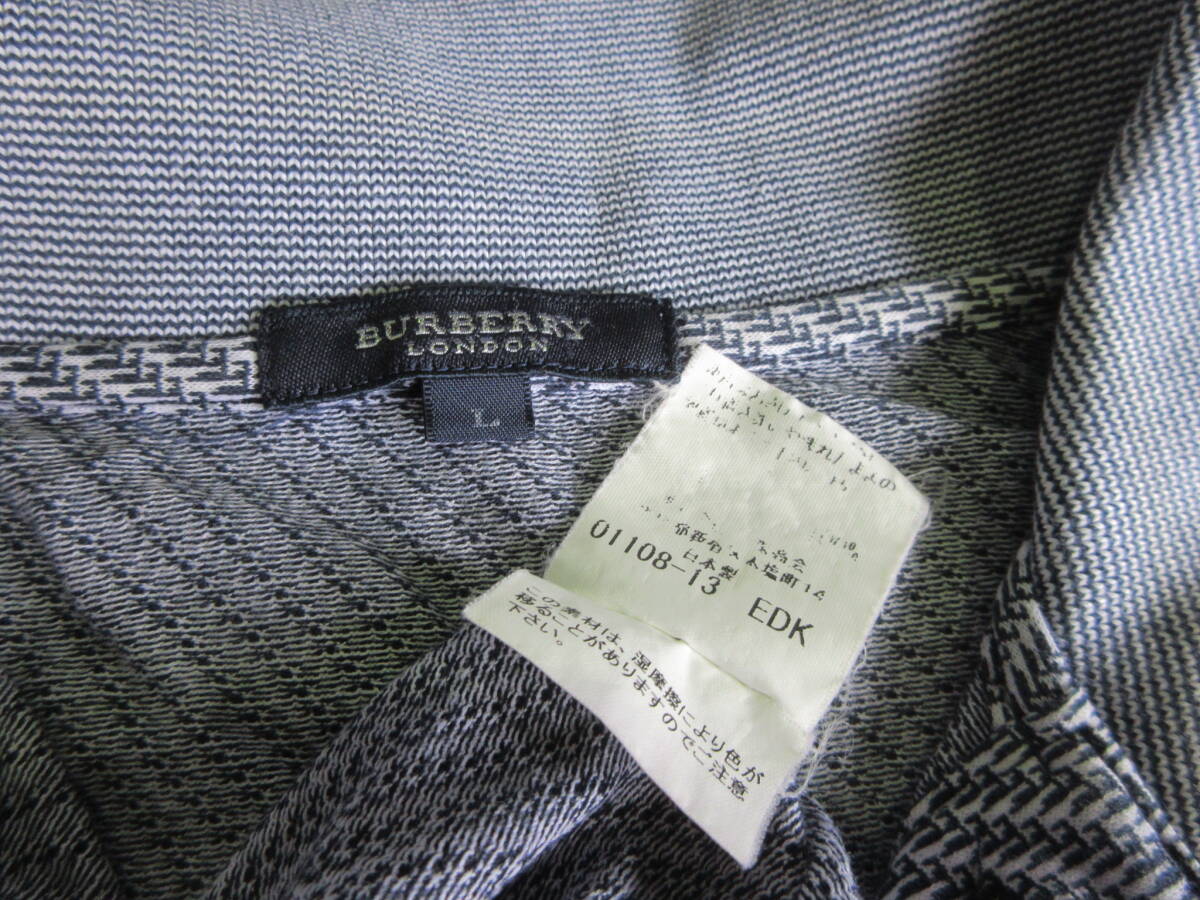  Burberry рубашка-поло с коротким рукавом размер L*A-10