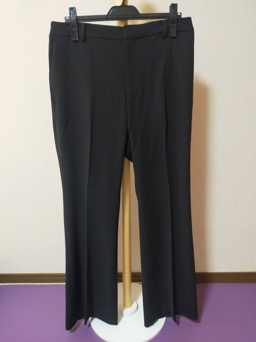  Uniqlo dore-p flare pants ( height length .75cm) 79 size 09 black 