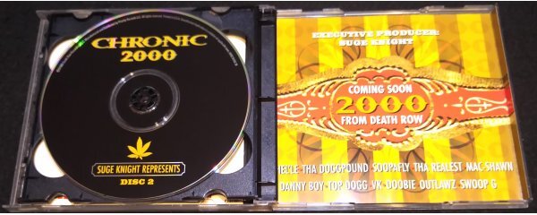 Chronic 2000★2×CD Suge Knight 2Pac DJ Quik DoggPound Richie Rich Scarface E-40 Danny Boy Miilkbone Swoop G デス・ロウ G-RAP_画像3