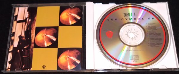 Sheila E. / Sex Cymbal EP★Droppin' Like Flies　シーラ・E /セックス・シンバルEP 10曲 PERCUSSION　PRINCE FAMILY　CDS 国内盤・和訳_画像2