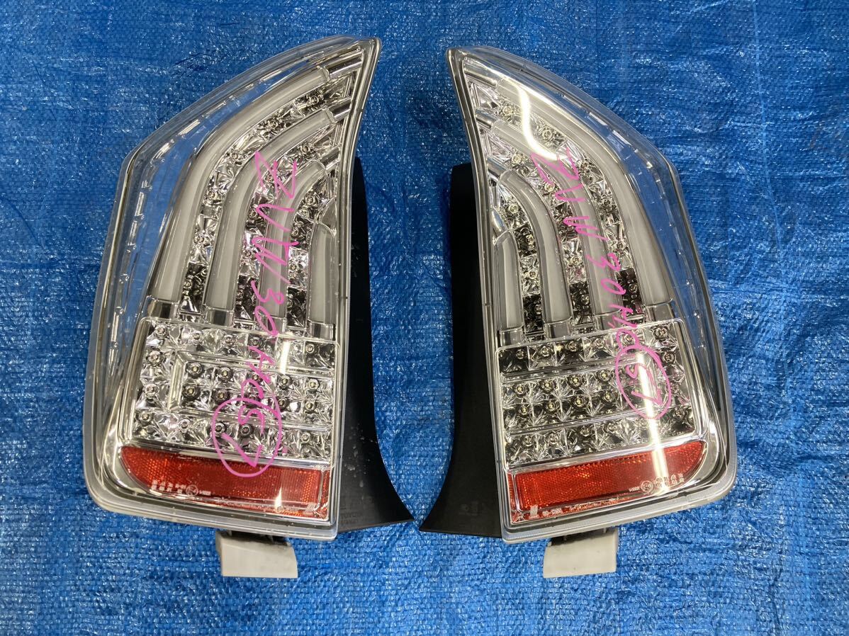 テールランプ テールライト LED バレンティ Valenti 60-1355 社外 右左セット トヨタ スタンレー 47-37 プリウス30 ZVW30 動作確認済み_画像5