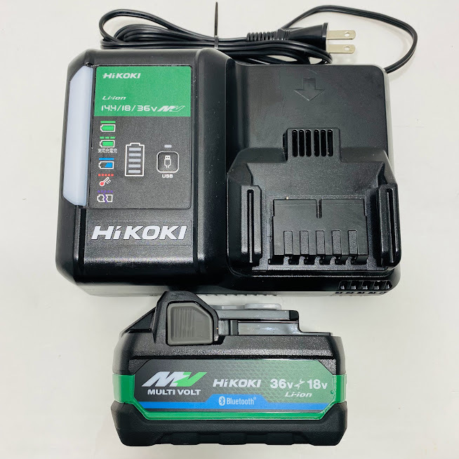 1 jpy ~ almost unused HiKOKI high ko-ki multi bolt battery Bluetooth lithium ion . battery BSL36A18BX fast charger UC18YDL2 2 point set 