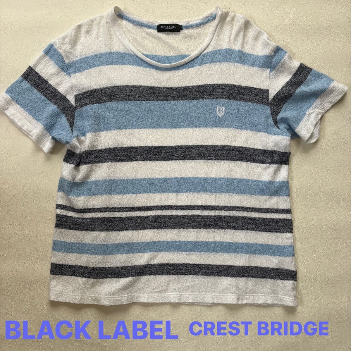 BLACK LABEL CRESTBRIDGE ブラックレーベルクレストブリッジ ボーダー 半袖Tシャツ　カットソー