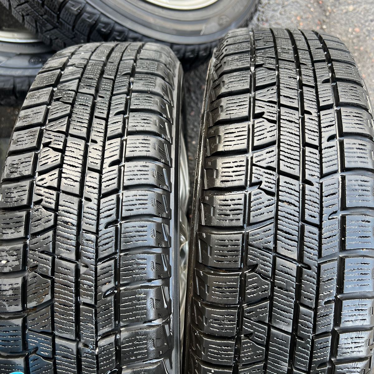 155/65R14 ig50プラス 18年製 社外アルミホイール14×4.5+45 4本セット軽カー用の画像8