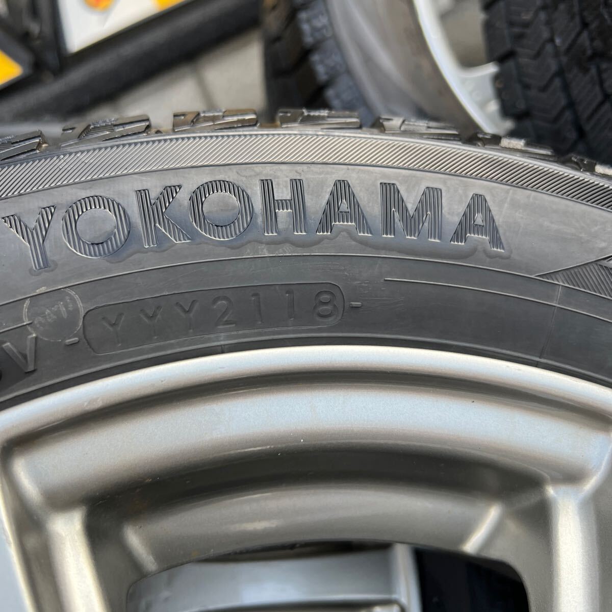 155/65R14 ig50プラス 18年製 社外アルミホイール14×4.5+45 4本セット軽カー用の画像7