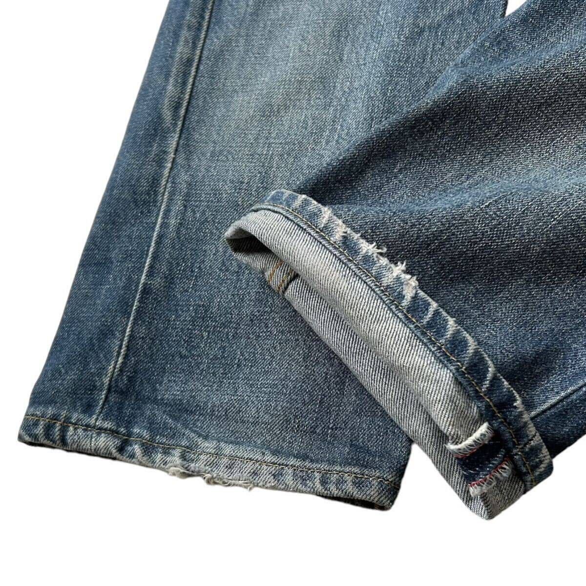 イタリア製 本人期 1998 Archive HELMUT LANG Denim Pants Jeans 28 ヘルムートラング 初期 デニム パンツ ジーンズ アーカイブ 90s rareの画像6