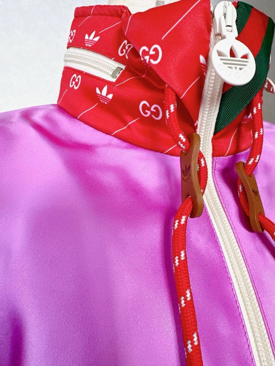 新品 タグ付き GUCCI adidas ナイロンジャケット L 46 GG柄 新品 タグ付き GUCCI adidas ナイロンジャケット L 46 GG柄