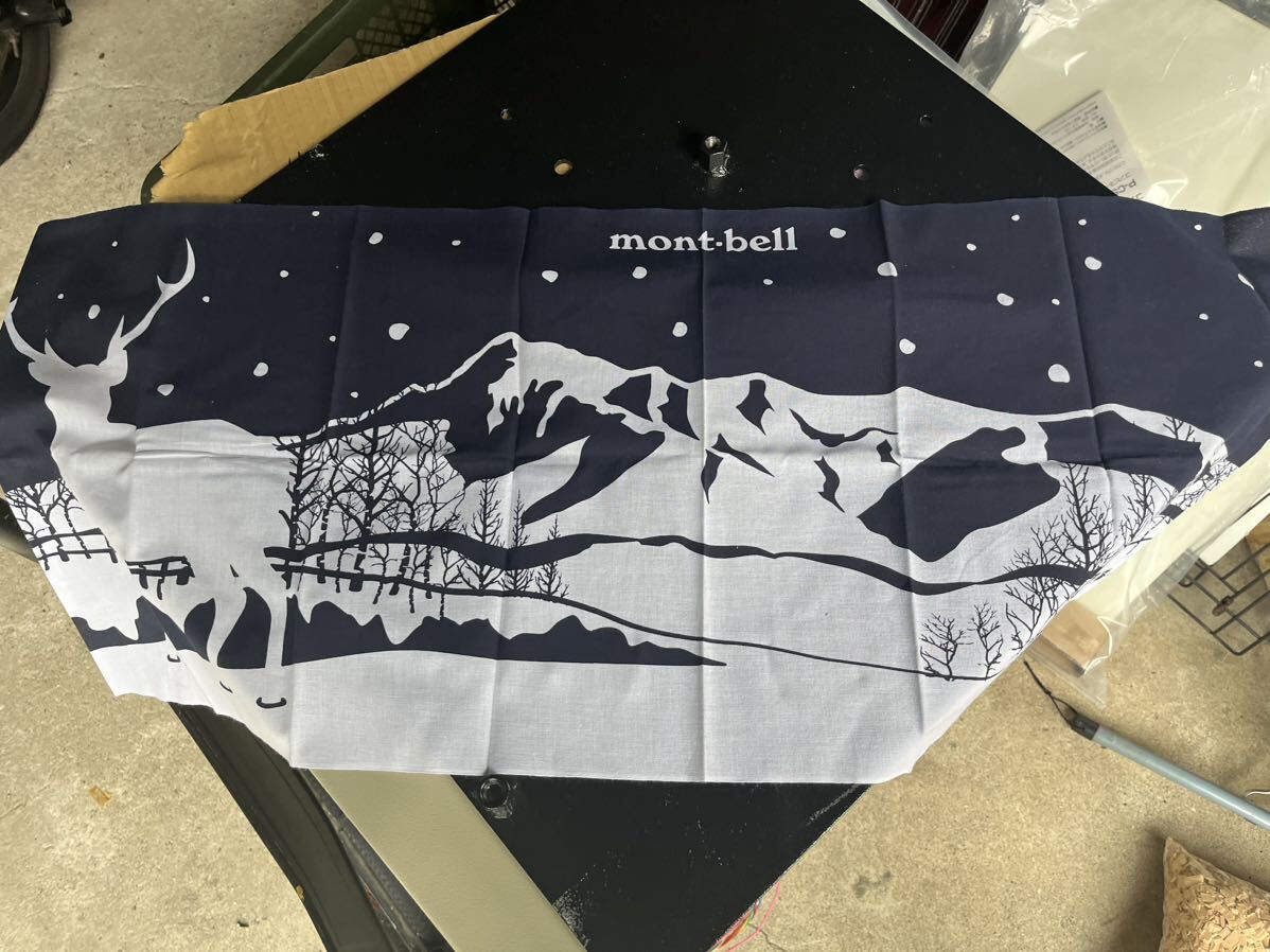 モンベル mont bell 網走刑務所 手拭い バナー 生地の画像1