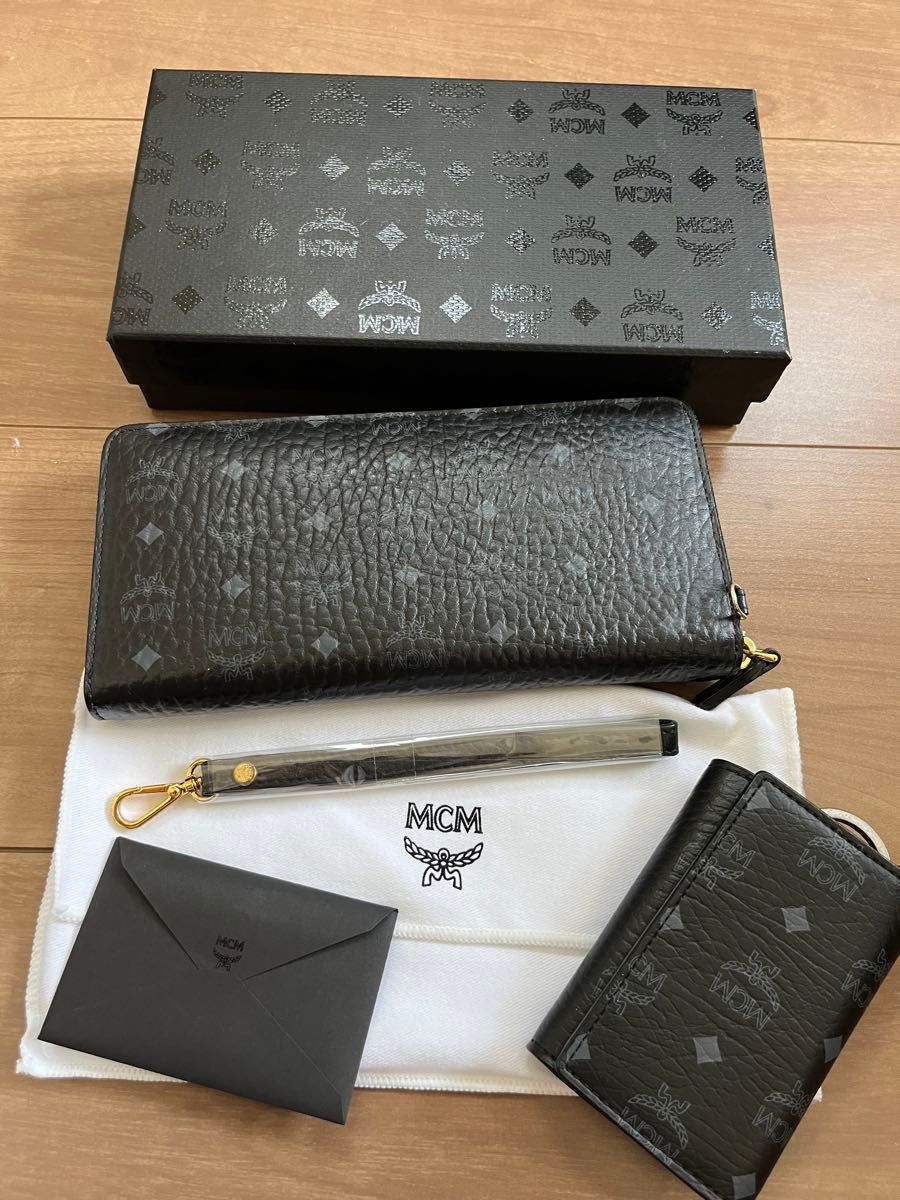 MCM 財布 キーケース 長財布 男女兼用 ラウンドファスナー長財布