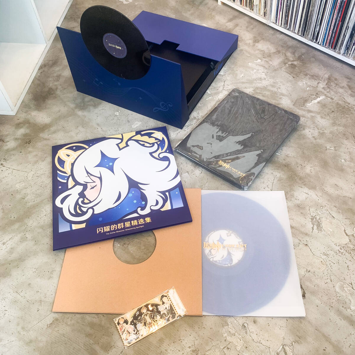【激レア!!】原神(げんしん) / 塵世華章テーマシリーズ 【極美盤】 レコードボックス 原神シンフォニー Genshin Impact 公式グッズ