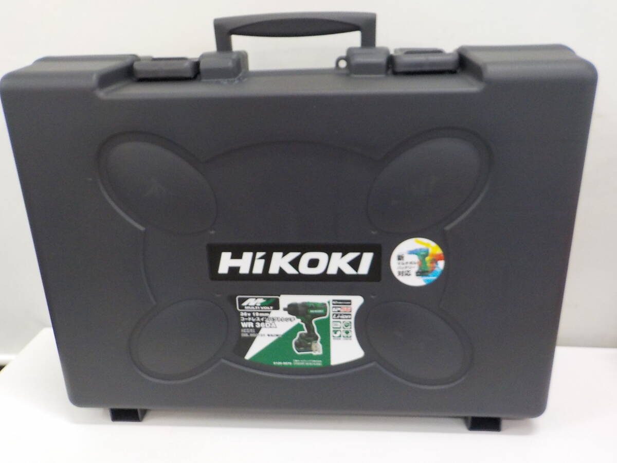 ◇１円~！HiKOKI ハイコーキ 36V コードレスインパクトレンチWR36DA(2XPZ) 　新マルチボルトバッテリー対応 充電器 バッテリ2個 き_画像6