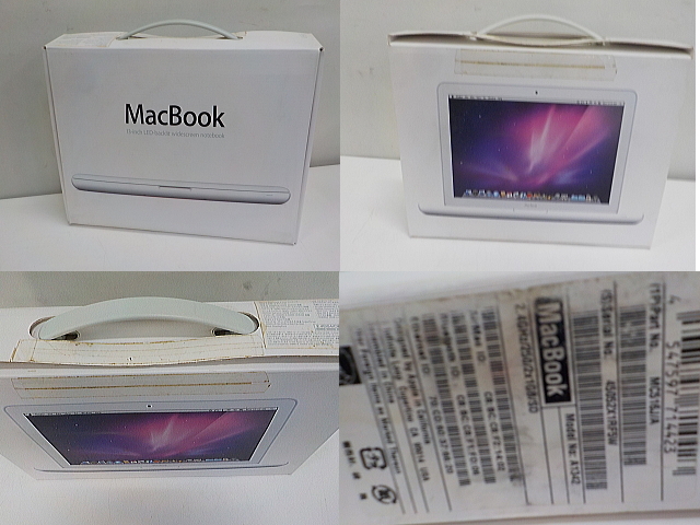 ◇１円~！アップル Apple MacBook 13inch A1342　MC516J/A　ジャンク扱い　現状渡し_BOXダメージ有