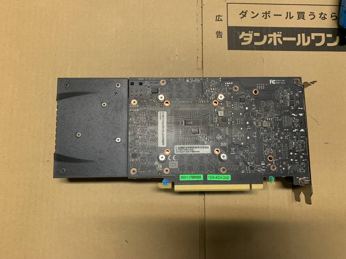 K36★NVIDIA GeForce GTX1060 6GB 192BIT GDDR5グラフィックボード 中古品 通電確認済み★の画像4