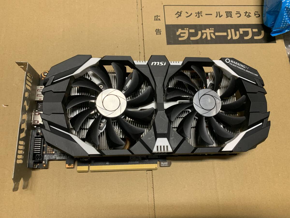 K38★MSI GeForce GTX1060 6GT OC グラフィックボード 中古品 ★の画像1