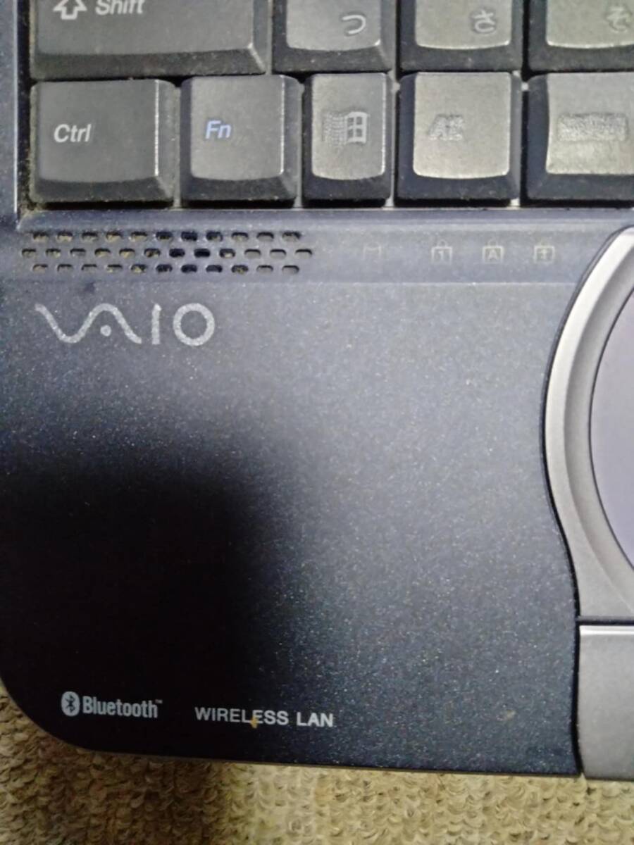 ★中古品 BIOS確認 SONY ソニー VAIO PCG-SRX7E/P Pentium3-0.8GHZ 256MB 10.4型 ホワイト系★104の画像7