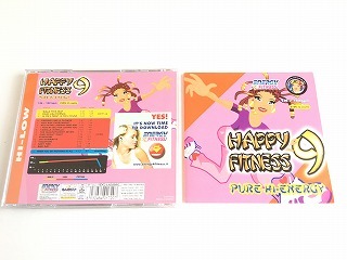 エアロビクス CD「HAPPY FITNESS 9 PURE HI-ENERGY 136bpm~160bpm」輸入盤・状態良好/フィットネス・ダンス・トレーニングの画像2