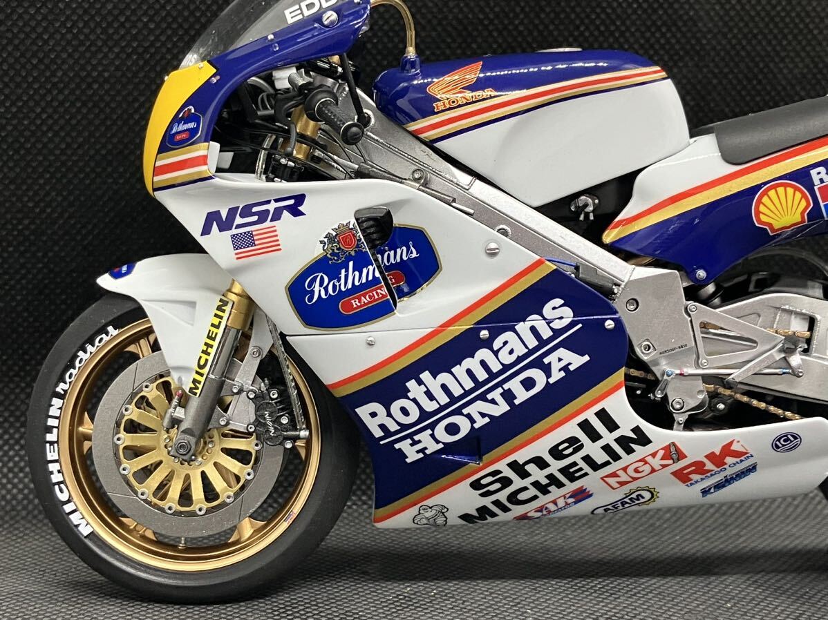 1/12 ハセガワ 89 Rothmans HONDA NSR500 #1 塗装済完成品の画像9