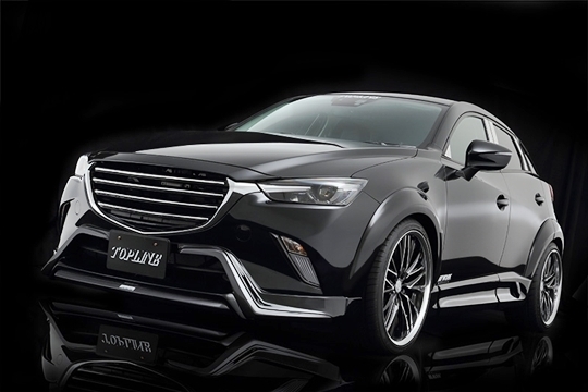 「トップライン/ARNAGE SUV」CX-3(DK5FW/DK5AW)用ドアパネルｘ左右_画像5