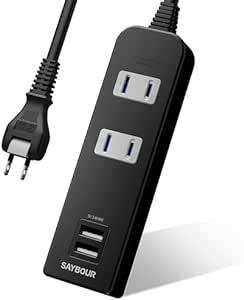 USBコンセント 延長コード 急速充電 電源タップ テーブルタップ おしゃれ PSE認証済 AC 2個口 USB 2ポート 外_画像1