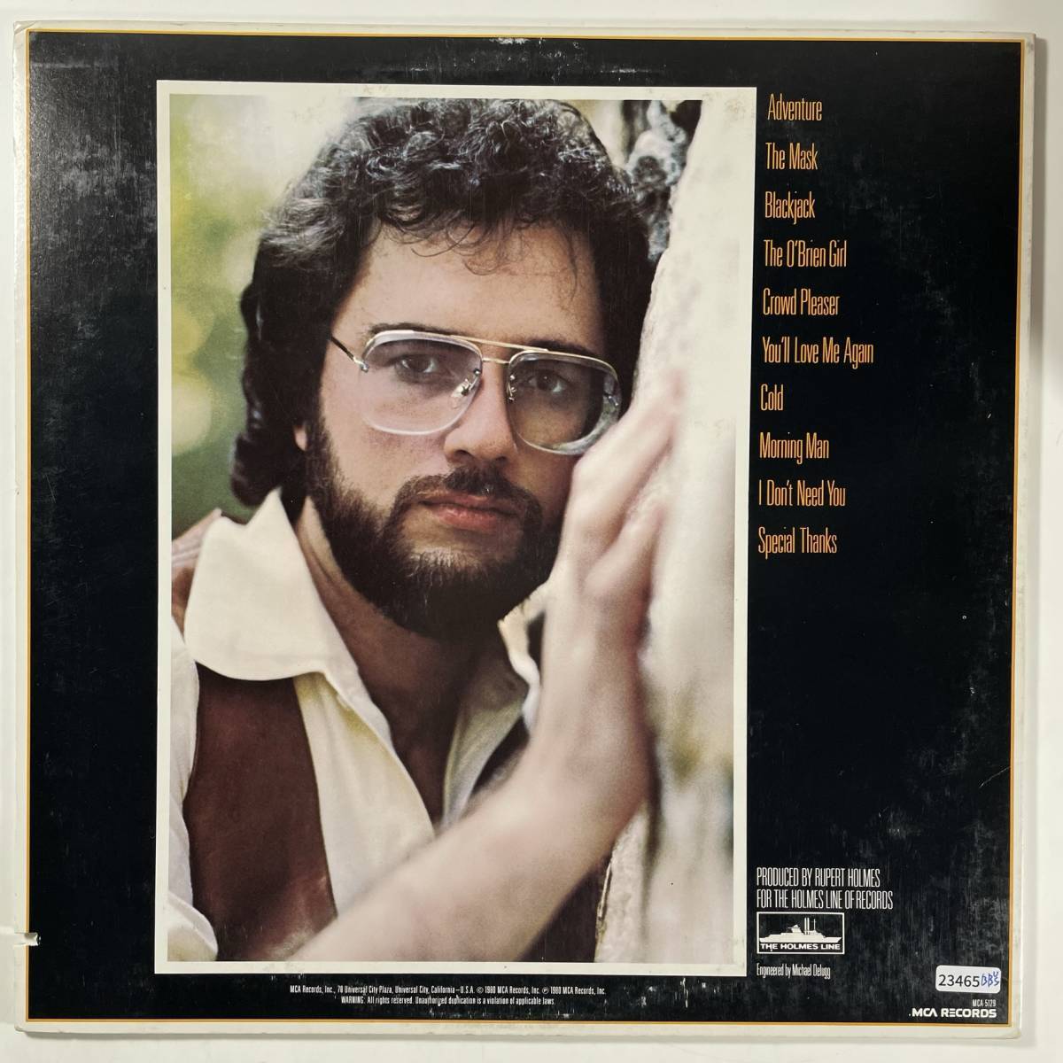 23465【US盤】 Rupert Holmes/Adventure_画像2