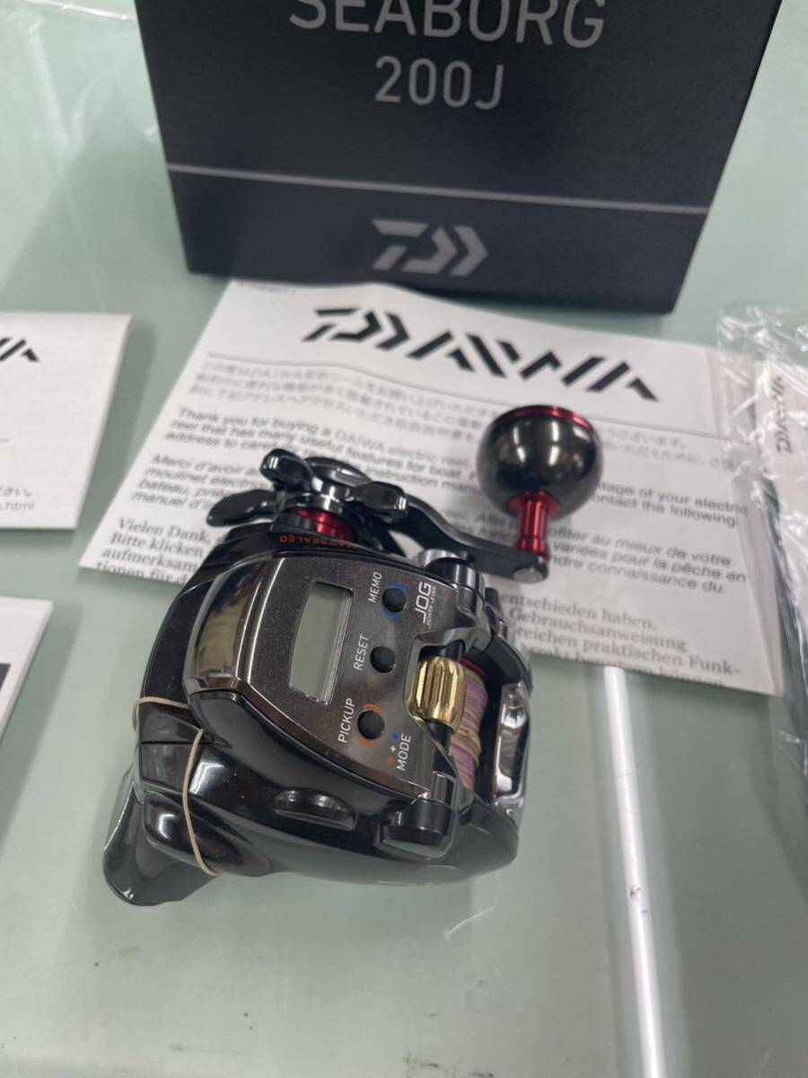 美品★ダイワ 19シーボーグ 2００J DAIWA SEABORG 2００J 電動リールの画像8