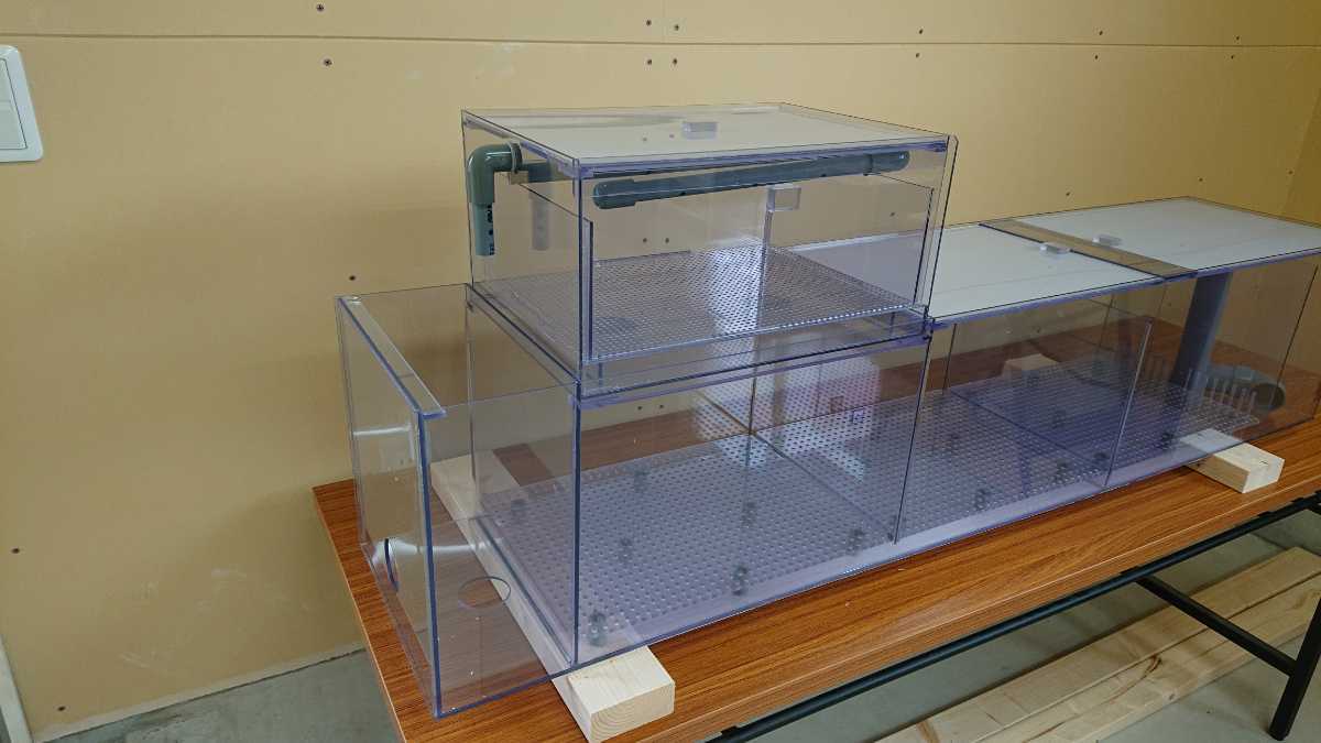 150cm アクリル水槽用 上部フィルター ウールボックス引き出し 150cm アクリル水槽用 上部フィルター ウールボックス引き出し