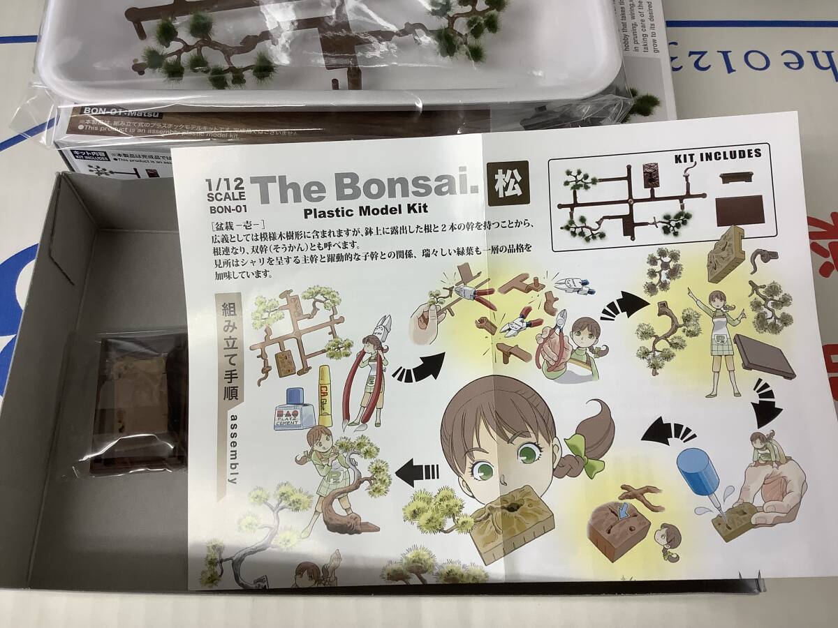 1 まとめ売り プラッツ 1/12 盆栽 プラモデル 松 真柏 PLATZ BONSAI ジオラマ 造形の画像3