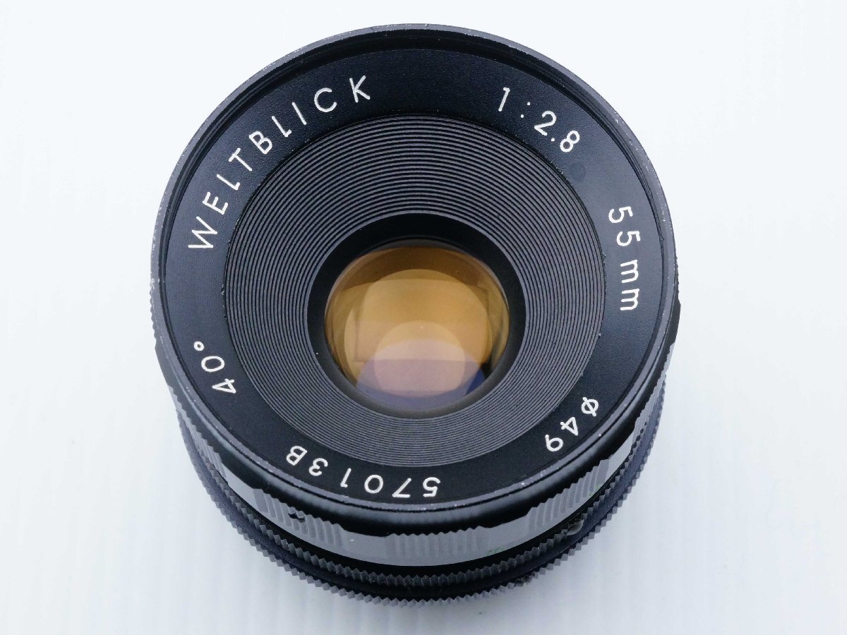 WELTBLICK 55mm F2.8 M42 マウント !!!! 気候の良いドイツ直輸入品!!! 0620_画像3