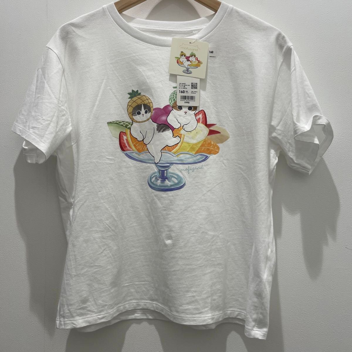 新品 未使用品 mofusand UNIQLO 半袖 Tシャツ　160 S UT モフサンド ぢゅの ユニクロ