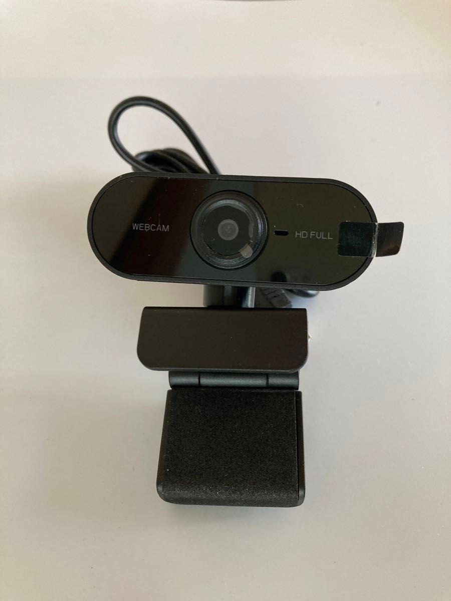 ウェブカメラ 小型 Webカメラ フルHD 360度回転 内蔵マイク USB接続　1回のみ使用