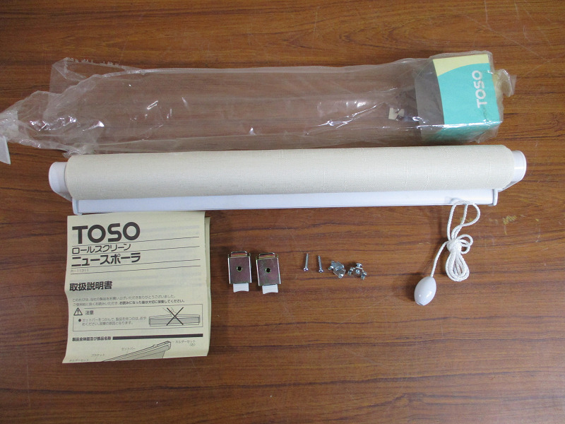 【Y10/G】TOSO ロールスクリーン ニュースポーラ 幅40cm の画像1