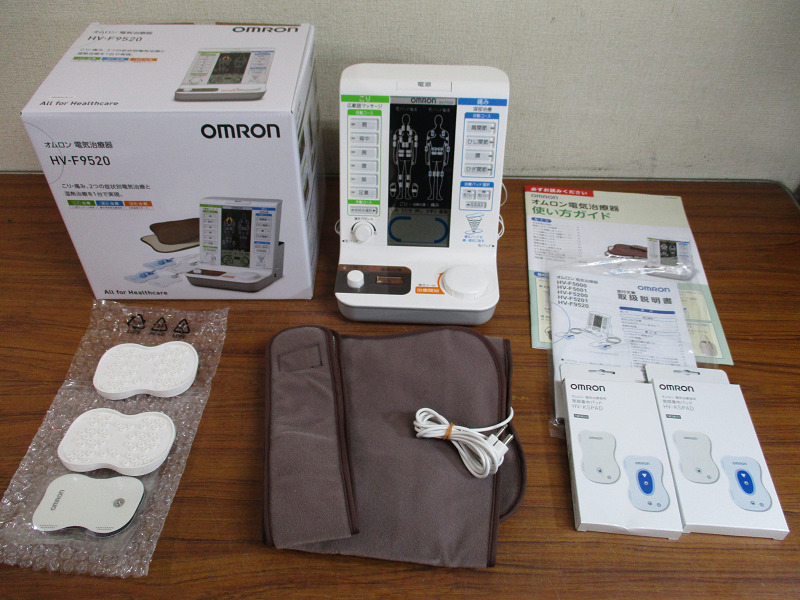 【Y10/N】美品 OMRON オムロン 電気治療器 HV-F9520 の画像1