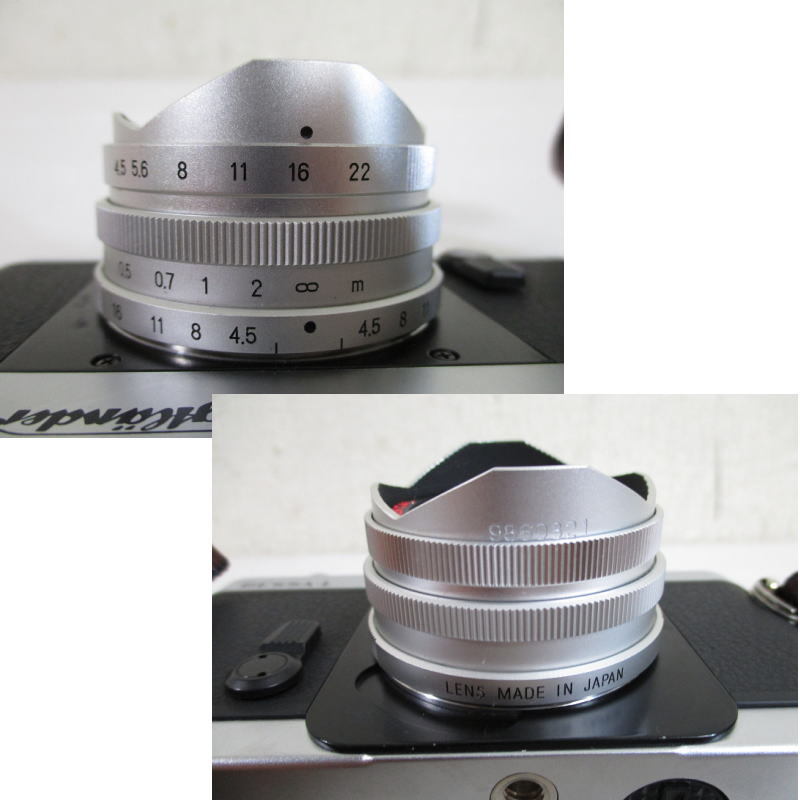【YP60/D】 VOIGTLANDER BESSA-L フォクトレンダー カメラ SUPER WIDE HELIAR 15mm F4.5 ASPHERICAL シャッターOK_画像3