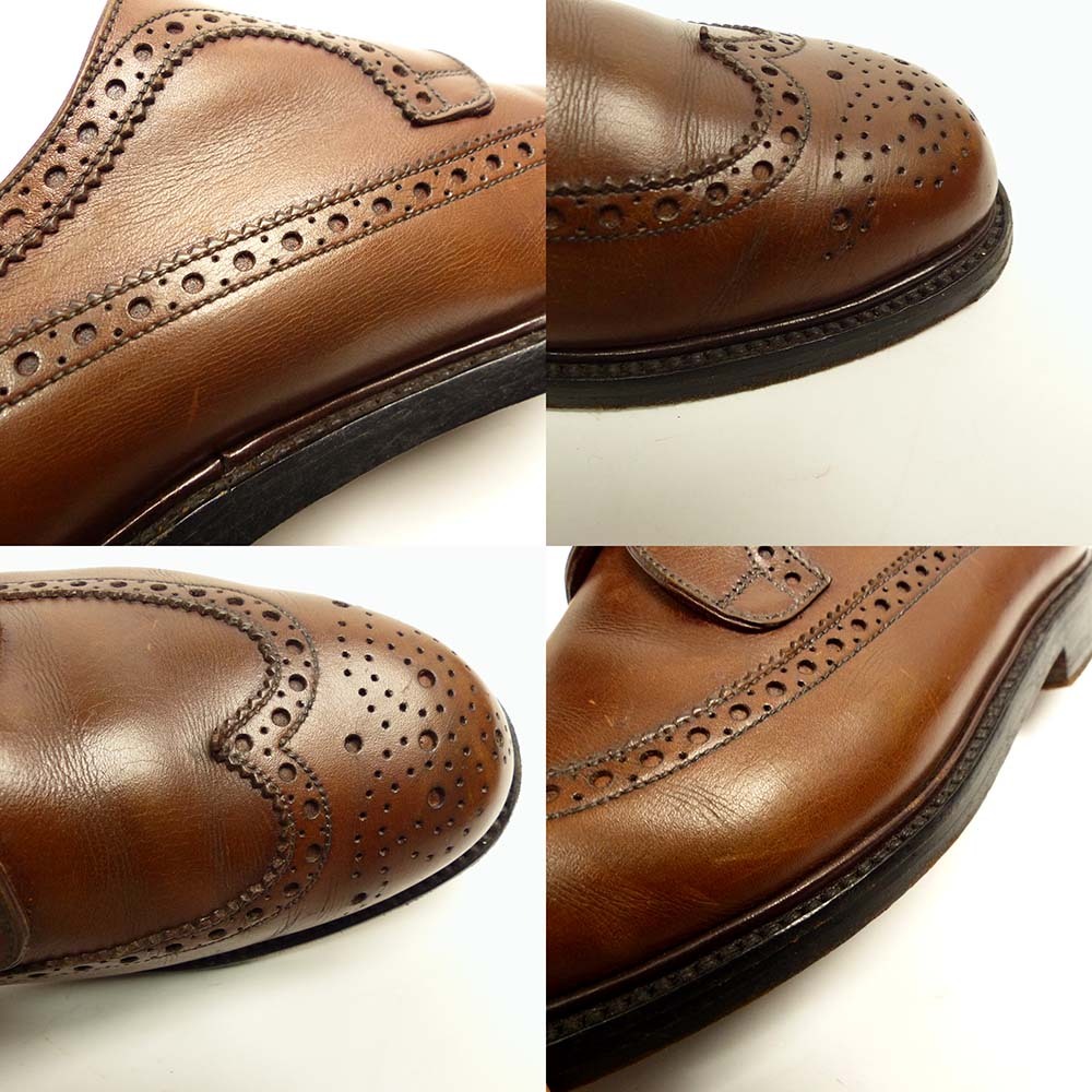 J.M.WESTON / J.M. waist n576 22 long Wing chip shoes 5 1/2E(25cm corresponding )( men's * shoe keeper attaching )[ used ]1j-1-076