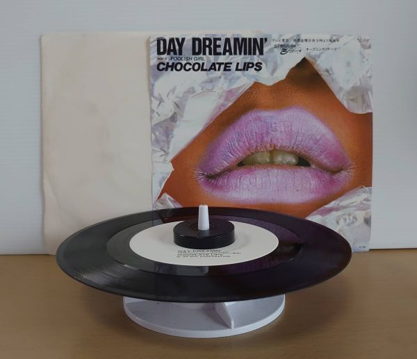 V-RECO◆7'EP-プロモ☆エントリー◆Chocolate Lips チョコレート・リップス◆人気レア盤白レーベル【Day Dreamin' 】Promo☆Entry●見本盤の画像1