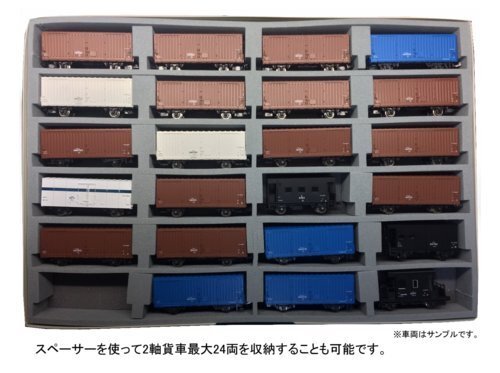 Nゲージ車両収納用 A4ブックケース対応 交換用12両収納中敷ウレタンの画像4