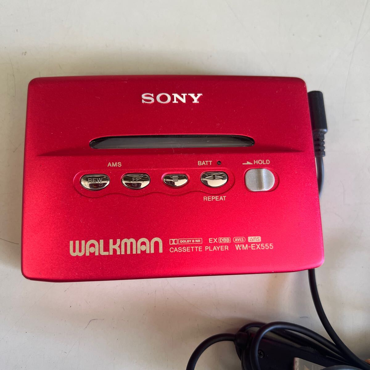 SONY WALKMAN カセットプレーヤー WM- EX555 動作未確認の画像2