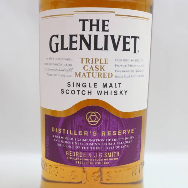 GLENLIVET（グレンリベット）トリプルカスク マチュアード ディスティラリーズ リザーブ 40％ 1000ml Z24C280247_画像2