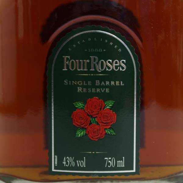 Four Roses（フォアローゼズ）シングルバレル リザーブ 43％ 750ml O24C190129の画像2